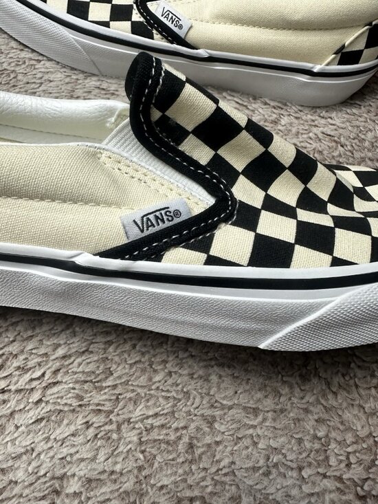 Vans Classic Slip-On Canvas Black/White Checkerboard (VN000EYEBWW) 7.5 M /  W 9 main image 9